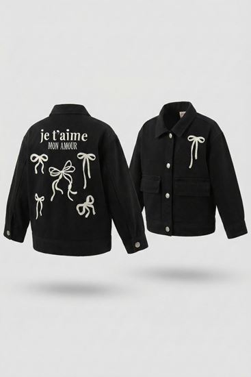 4-9 Yaş Mia Girls Kız Çocuk Ceket-Siyah