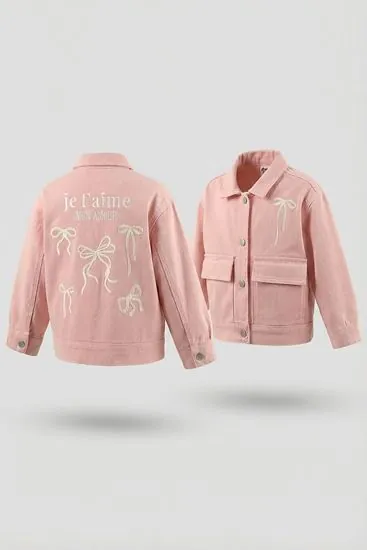 4-9 Yaş Mia Girls Kız Çocuk Ceket-Pembe