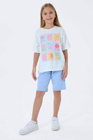 4-15 Yaş Lisanslı Us Polo Assn Kız Çocuk Takım-Mavi