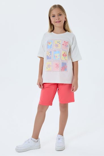 4-15 Yaş Lisanslı Us Polo Assn Kız Çocuk Takım-Mercan