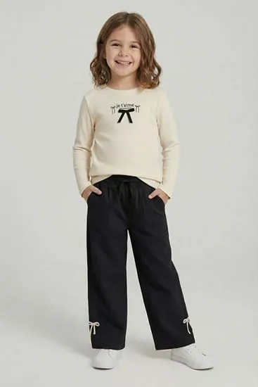4-9 Yaş Mia Girls Kız Çocuk Sweat-Krem