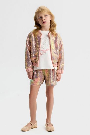 4-8 Yaş Rosetta Moana Kız Çocuk 3'Lü Takım-Pembe