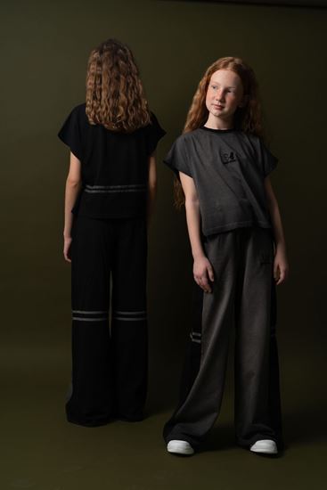 9-15 Yaş Black Butterfly Kız Çocuk Takım-Siyah