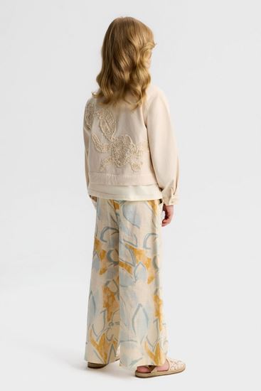 4-8 Yaş Angel Liana Kız Çocuk 3'Lü Takım-Latte