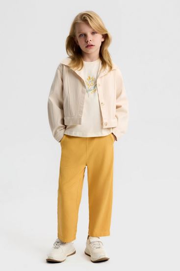 4-8 Yaş Arina Clean Kız Çocuk 3'Lü Takım-Latte