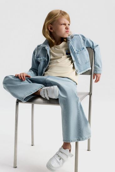 4-8 Yaş Pamela Arya Kız Çocuk Takım-Mavi