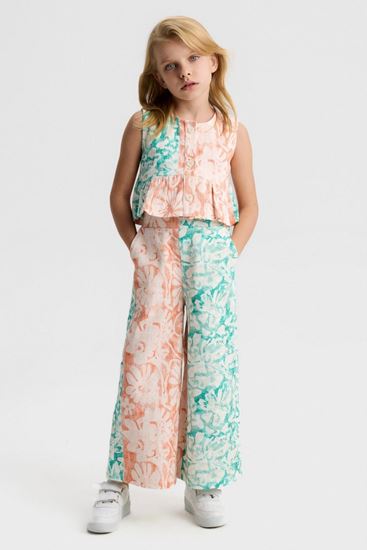 4-8 Yaş Elsa Rana Kız Çocuk Takım-Pembe