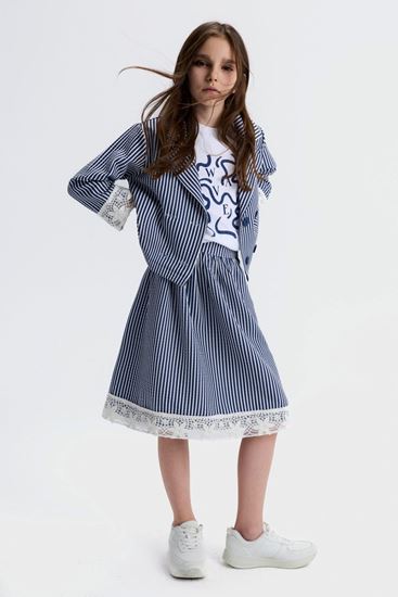 8-14 Yaş Mare Desert Kız Çocuk 3'Lü Takım-Lacivert