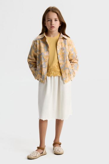 8-14 Yaş Angel Paris Kız Çocuk 3'Lü Takım-Ekru