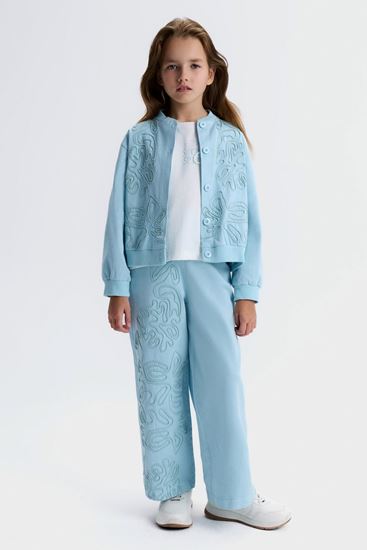 8-14 Yaş Carmine Chic Kız Çocuk 3'Lü Takım-Mavi