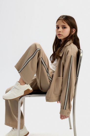 8-14 Yaş Cool Lucky Kız Çocuk 3'Lü Takım-Vizon