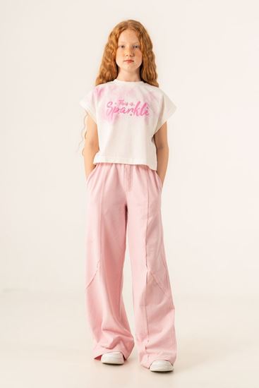 9-15 Yaş This İs Pink Kız Çocuk Takım-Ekru