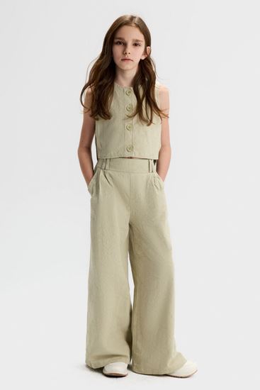 8-14 Yaş Lara Soft Kız Çocuk Takım-Yeşil