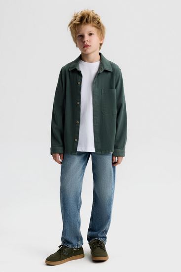 8-14 Yaş Twin Atlas Erkek Çocuk 3'Lü Takım-Yeşil