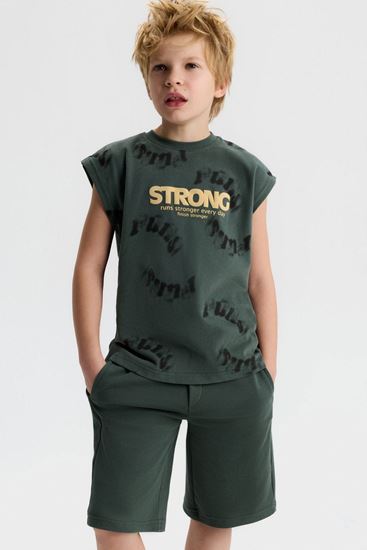 8-14 Yaş Stronger Finish Erkek Çocuk Takım-Haki