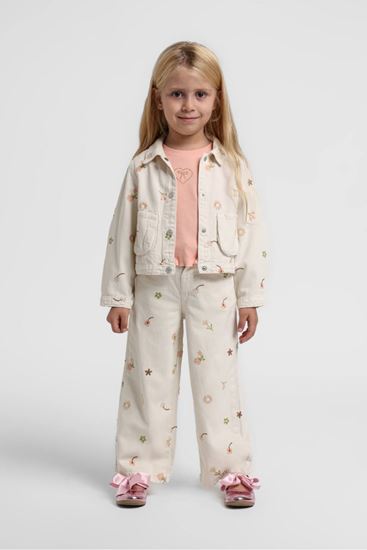 1-5 Yaş Cotto Daisy Kız Çocuk 3'Lü Takım-Latte