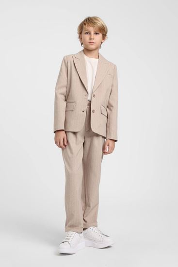 10-14 Yaş Cotto Exclusive Erkek Çocuk 3'Lü Takım-Latte