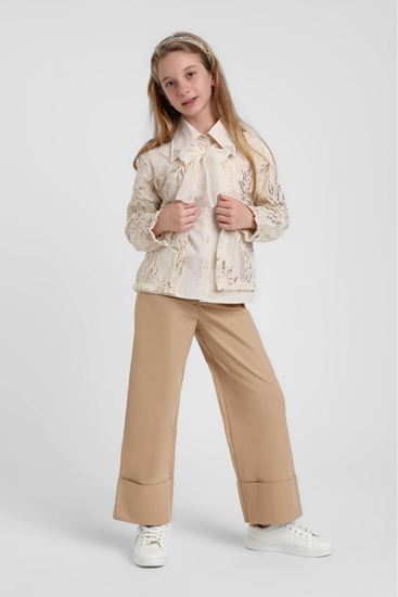 5-14 Yaş Paris Lora Prime Kız Çocuk 3'Lü Takım-Latte