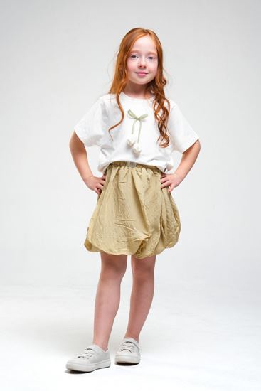 4-8 Yaş Daisy Lovelye Kız Çocuk Takım-Haki