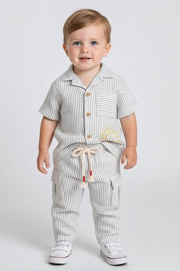 9-24 Aylık Atlas Leo Erkek Bebek Takım-Lacivert