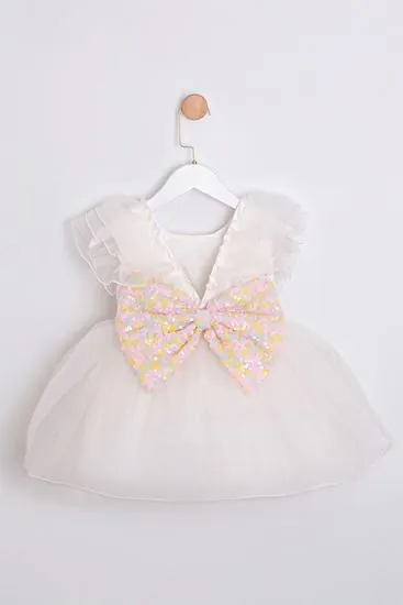 2-5 Yaş Bella Mini Kız Çocuk Elbise-Pembe