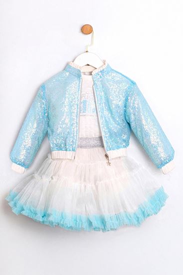 2-5 Yaş Magic Kız Çocuk 3'Lü Takım-Mavi