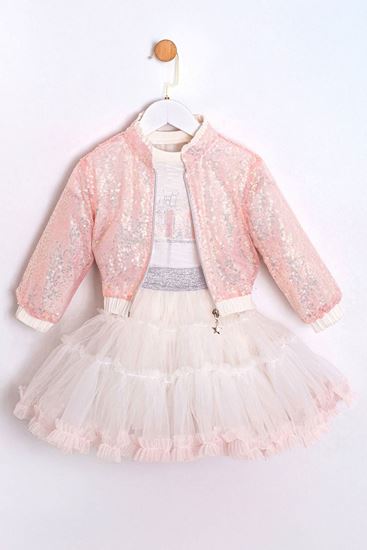 2-5 Yaş Magic Kız Çocuk 3'Lü Takım-Pembe