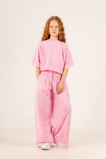 9-15 Yaş London Street Kız Çocuk Takım-Şeker Pembe