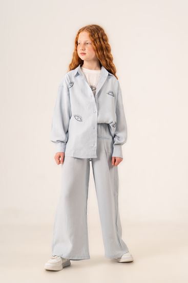 9-15 Yaş Regnum Prime Kız Çocuk 3'Lü Takım-Mavi