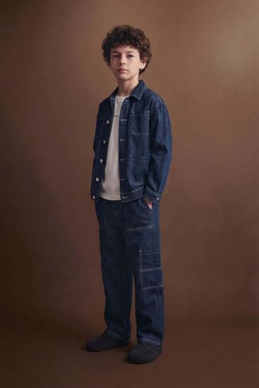 9-14 Yaş Michigon Cool Erkek Çocuk 3'Lü Takım-İndigo