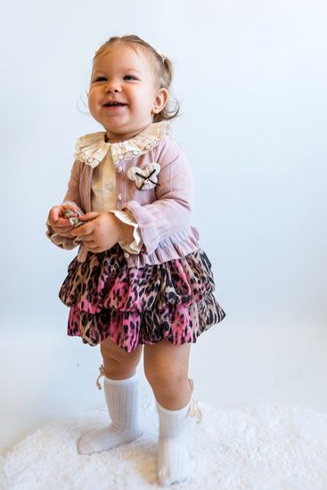 6-18 Aylık Rose Sauvage Kız Bebek 3'Lü Takım-Gül Kurusu