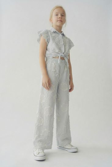 4-14 Yaş Lina Luna Kız Çocuk Takım-Mavi