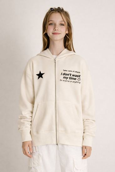 9-14 Yaş Mussness Magic Kız Çocuk Hırka-Latte