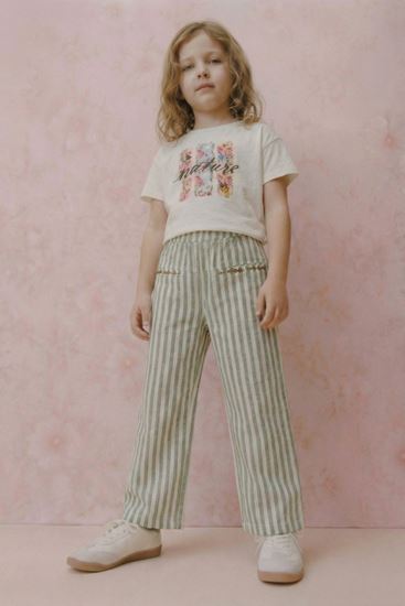 4-8 Yaş Garden Nature Kız Çocuk Takım-Ekru