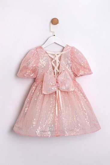 2-5 Yaş Cuddless Set Kız Çocuk Elbise-Pembe