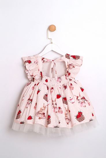 2-5 Yaş Mini Royale Kız Çocuk Elbise-Pembe
