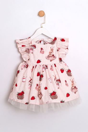 2-5 Yaş Mini Royale Kız Çocuk Elbise-Pembe
