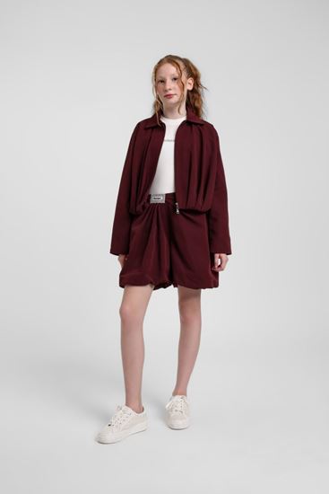 10-14 Yaş New İcon Chic Kız Çocuk 3'Lü Takım-Bordo