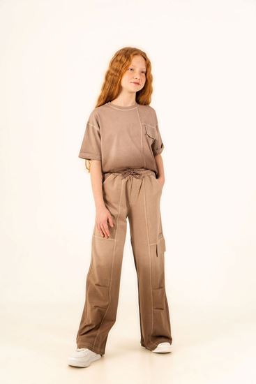 9-15 Yaş Royal Prime Kız Çocuk Takım-Mocca