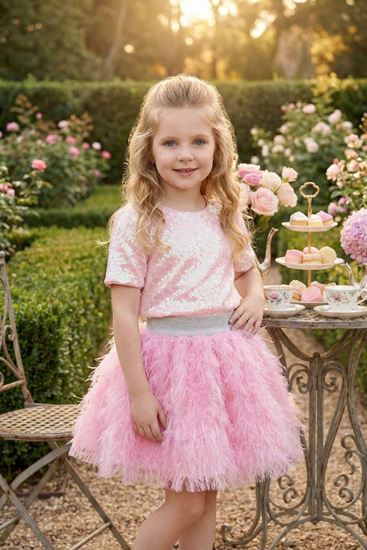 3-7 Yaş Magic Of Love Kız Çocuk Takım-Pembe