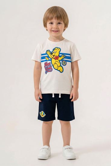 2-8 Yaş Lisanslı Haribo Erkek Çocuk Takım-Krem