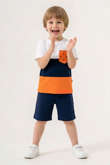 2-8 Yaş Lisanslı Haribo Erkek Çocuk Takım-Oranj