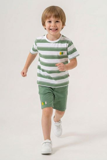 2-8 Yaş Lisanslı Haribo Erkek Çocuk Takım-Yeşil