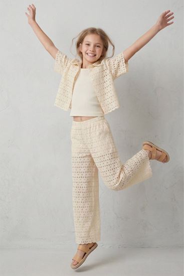 9-14 Yaş Lily Bell Kız Çocuk Takım-Bej