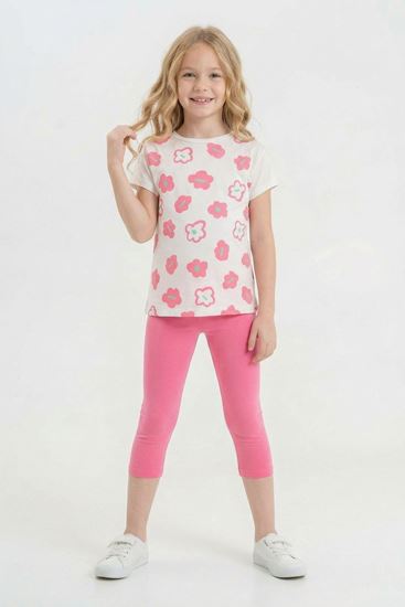 6-9 Yaş Happy Diana Kız Çocuk Takım-Ekru