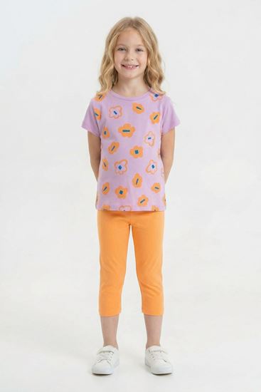 6-9 Yaş Happy Diana Kız Çocuk Takım-Lila