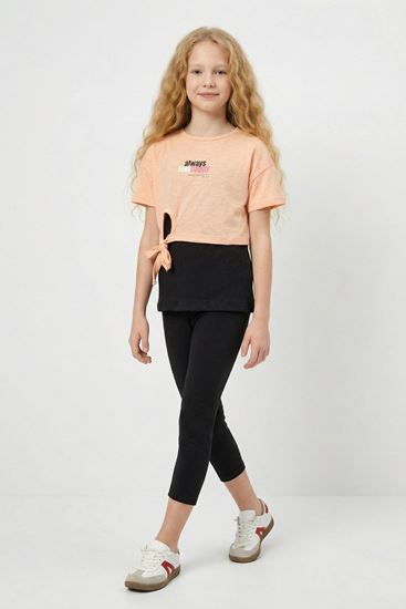 10-13 Yaş Sportive Girls Cooles Kız Çocuk 3'Lü Takım-Oranj