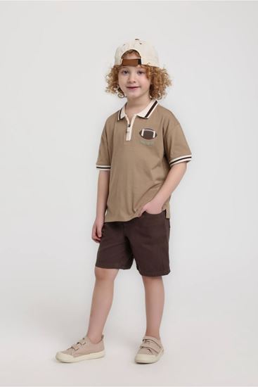 1-5 Yaş Apex Wilder Erkek Çocuk Takım-Kahverengi