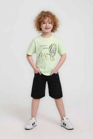 1-5 Yaş Nico Leon Erkek Çocuk Takım-Yeşil