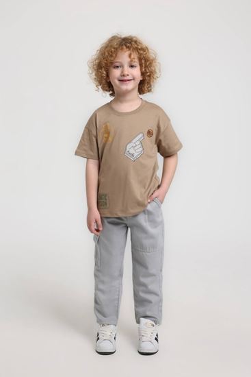 1-5 Yaş Theo Prestige Erkek Çocuk Takım-Mocca